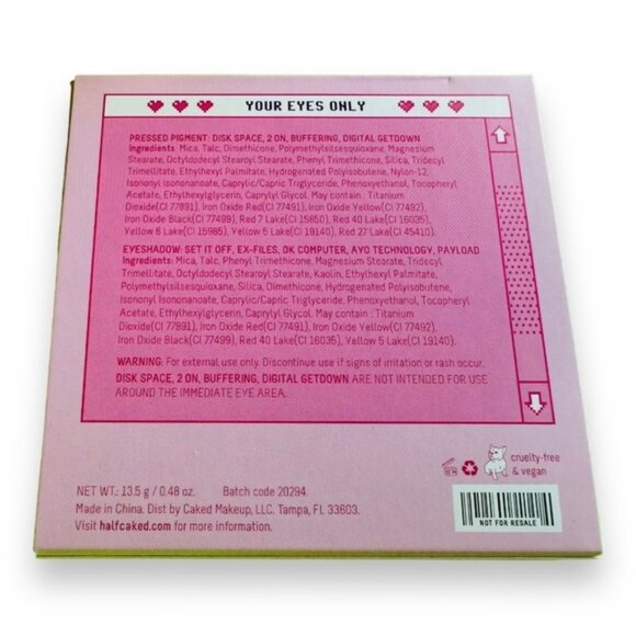 Half Caked Your Eyes Only Eyeshadow Palette - Picture 5 of 6